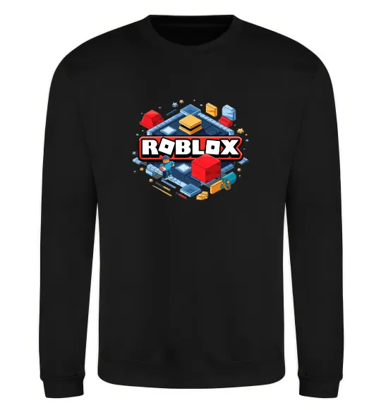 Світшот Roblox blox Чорний фото