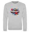 Світшот Roblox blox Сірий меланж фото