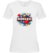 Женская футболка Roblox blox Белый фото