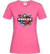 Женская футболка Roblox blox Ярко-розовый фото