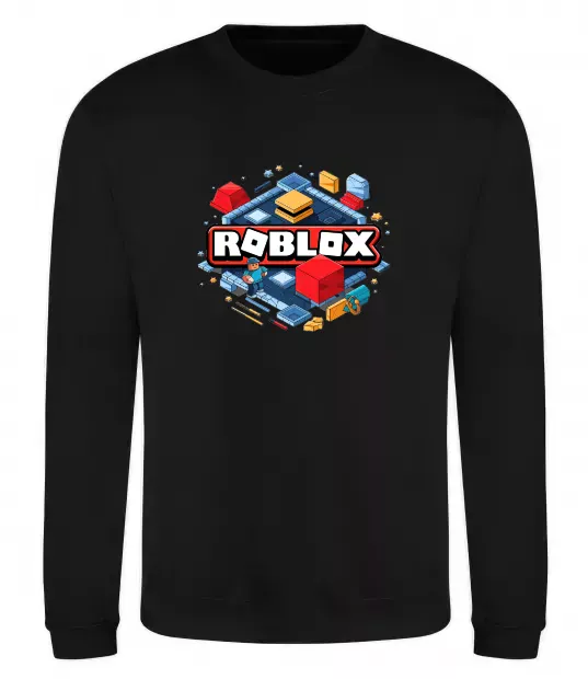 Світшот Roblox blox Чорний фото