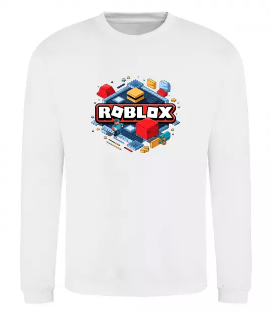 Світшот Roblox blox Білий фото