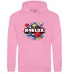 Мужская толстовка (худи) Roblox blox Розовый Мужская толстовка (худи) Roblox blox Розовый фото