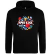 Чоловіча толстовка (худі) Roblox blox Чорний фото