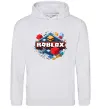 Чоловіча толстовка (худі) Roblox blox Сірий меланж фото