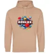 Чоловіча толстовка (худі) Roblox blox Пісочний фото