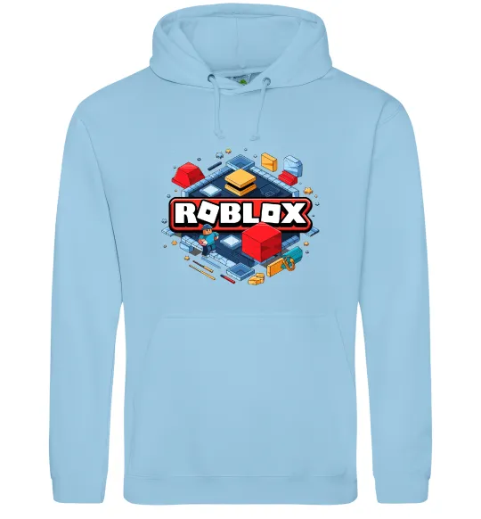 Жіноча толстовка (худі) Roblox blox Блакитний фото