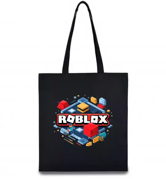 Эко-сумка Roblox blox Черный фото