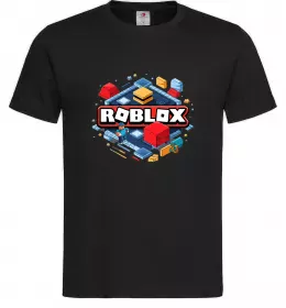 Мужская футболка Roblox blox Черный фото