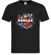 Чоловіча футболка Roblox blox Чорний Чоловіча футболка Roblox blox Чорний фото