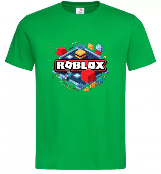 Чоловіча футболка Roblox blox Зелений фото