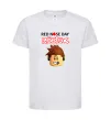 Дитяча футболка Red nose day Roblox Білий фото