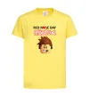 Дитяча футболка Red nose day Roblox Лимонний фото