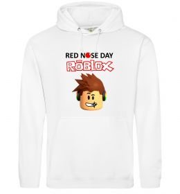 Чоловіча толстовка (худі) Red nose day Roblox Чоловіча толстовка (худі) Red nose day Roblox