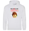 Чоловіча толстовка (худі) Red nose day Roblox Сірий меланж фото