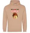 Женская толстовка (худи) Red nose day Roblox Песочный фото