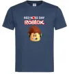 Чоловіча футболка Red nose day Roblox Темно-синій фото