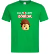 Чоловіча футболка Red nose day Roblox Зелений фото