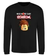 Свитшот Red nose day Roblox Черный фото