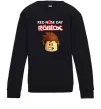 Детский Свитшот Red nose day Roblox Черный фото