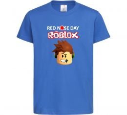Детская футболка Red nose day Roblox Детская футболка Red nose day Roblox