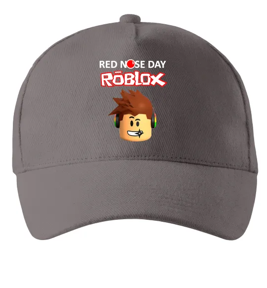 Кепка Red nose day Roblox Серый фото