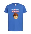 Дитяча футболка Red nose day Roblox Яскраво-синій фото