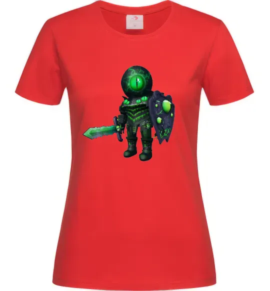 Жіноча футболка Overseer Червоний фото