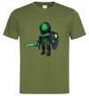 Чоловіча футболка Overseer Оливковий Чоловіча футболка Overseer Оливковий фото