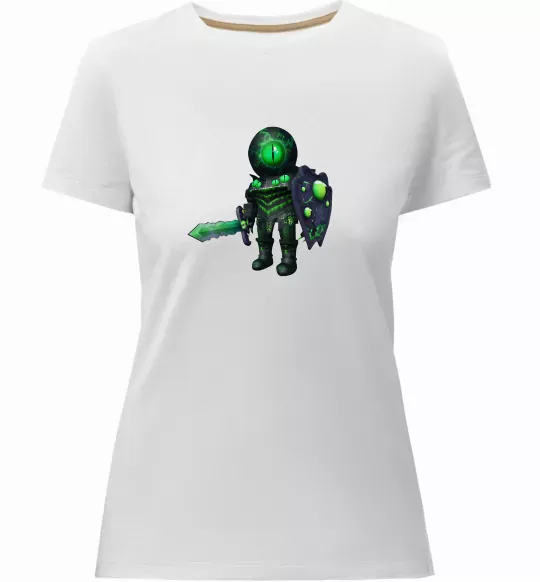 Женская премиум футболка Overseer Белый фото