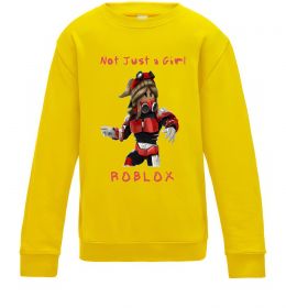 Детский Свитшот Not just a girl