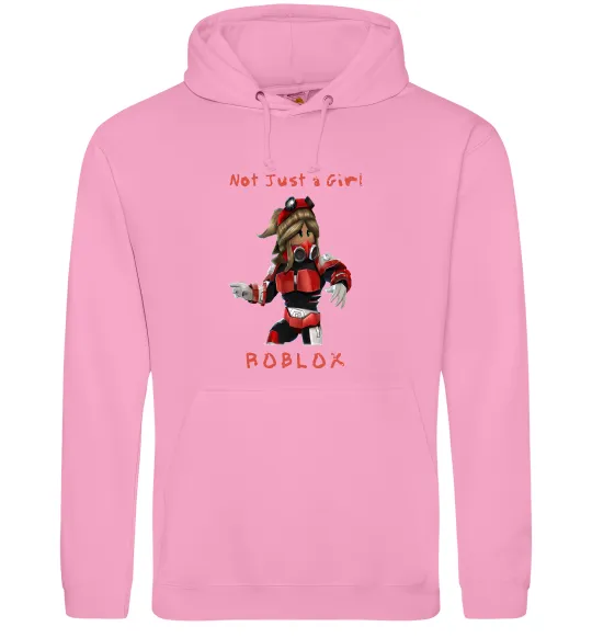 Жіноча толстовка (худі) Not just a girl Рожевий фото