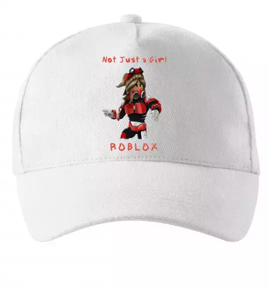 Кепка Not just a girl Белый фото