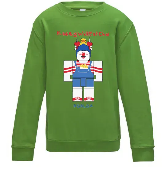 Детский Свитшот KaceyWillEatChu Лаймовый фото