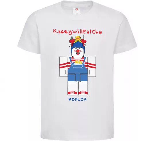 Дитяча футболка KaceyWillEatChu Білий фото