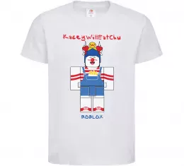 Детская футболка KaceyWillEatChu Белый фото