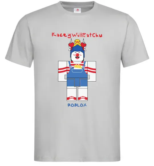 Мужская футболка KaceyWillEatChu Серый фото