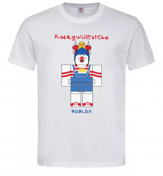 Мужская футболка KaceyWillEatChu Белый фото