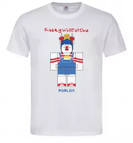 Мужская футболка KaceyWillEatChu Белый фото