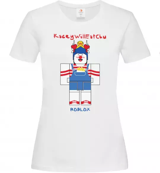 Женская футболка KaceyWillEatChu Белый фото