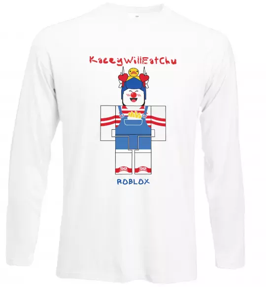 Лонгслив KaceyWillEatChu Белый фото
