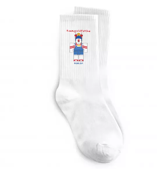 Носки KaceyWillEatChu Белый фото