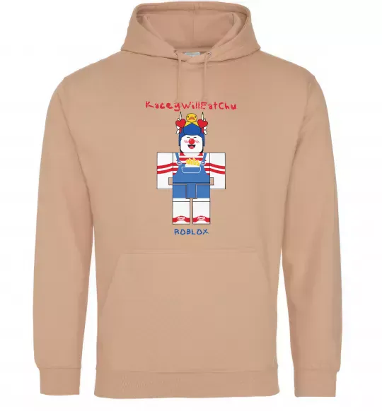 Жіноча толстовка (худі) KaceyWillEatChu Пісочний фото