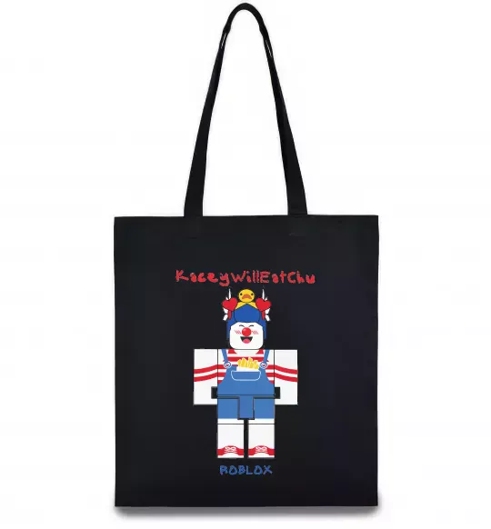 Еко-сумка KaceyWillEatChu Чорний фото