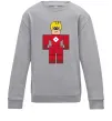 Детский Свитшот Captain Roblox Серый меланж Детский Свитшот Captain Roblox Серый меланж фото