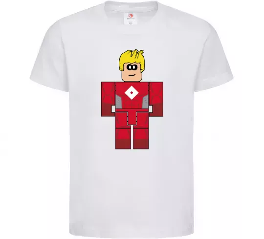 Дитяча футболка Captain Roblox Білий фото