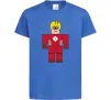 Дитяча футболка Captain Roblox Яскраво-синій фото