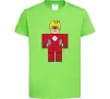 Дитяча футболка Captain Roblox Лаймовий фото