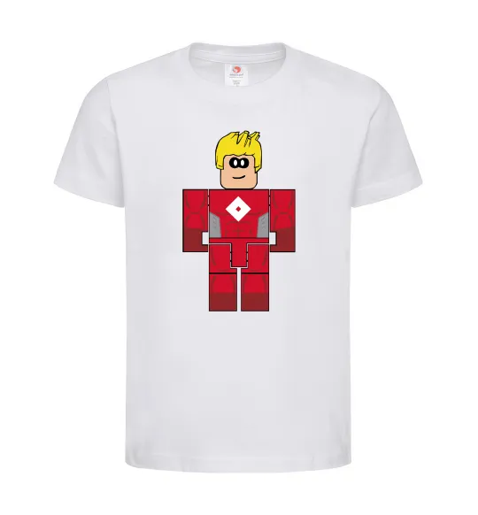 Детская футболка Captain Roblox Белый фото