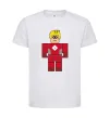 Детская футболка Captain Roblox Белый фото